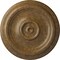 Ekena Millwork Traditional Ceiling Medallion (Fits Canopies up to 2 3/4"), Hand-Painted Rubbed Bronze, 12"OD x 1"P CM12TRRZS - alternate 1